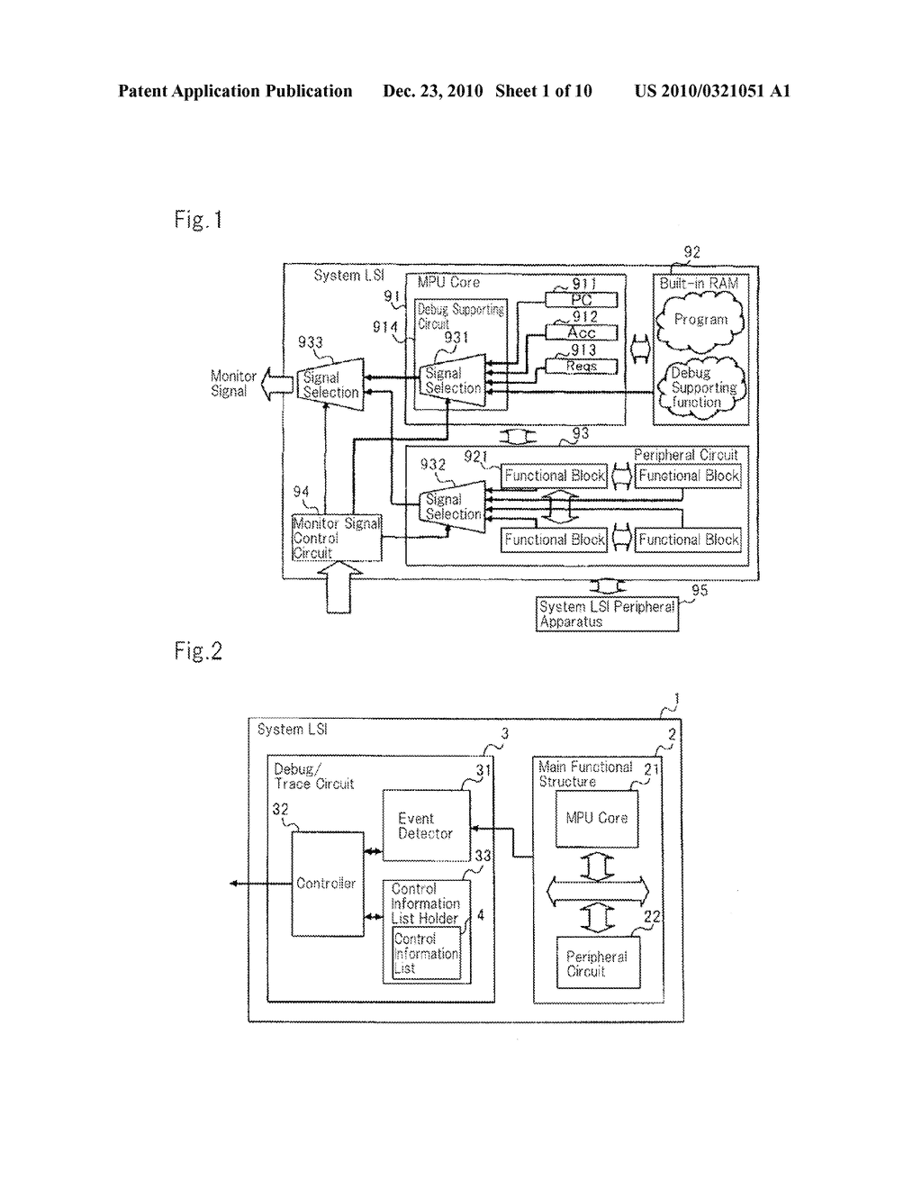 SEMICONDUCTOR INTEGRATED CIRCUIT, DEBUG/TRACE CIRCUIT AND SEMICONDUCTOR INTEGRATED CIRCUIT OPERATION OBSERVING METHOD - diagram, schematic, and image 02