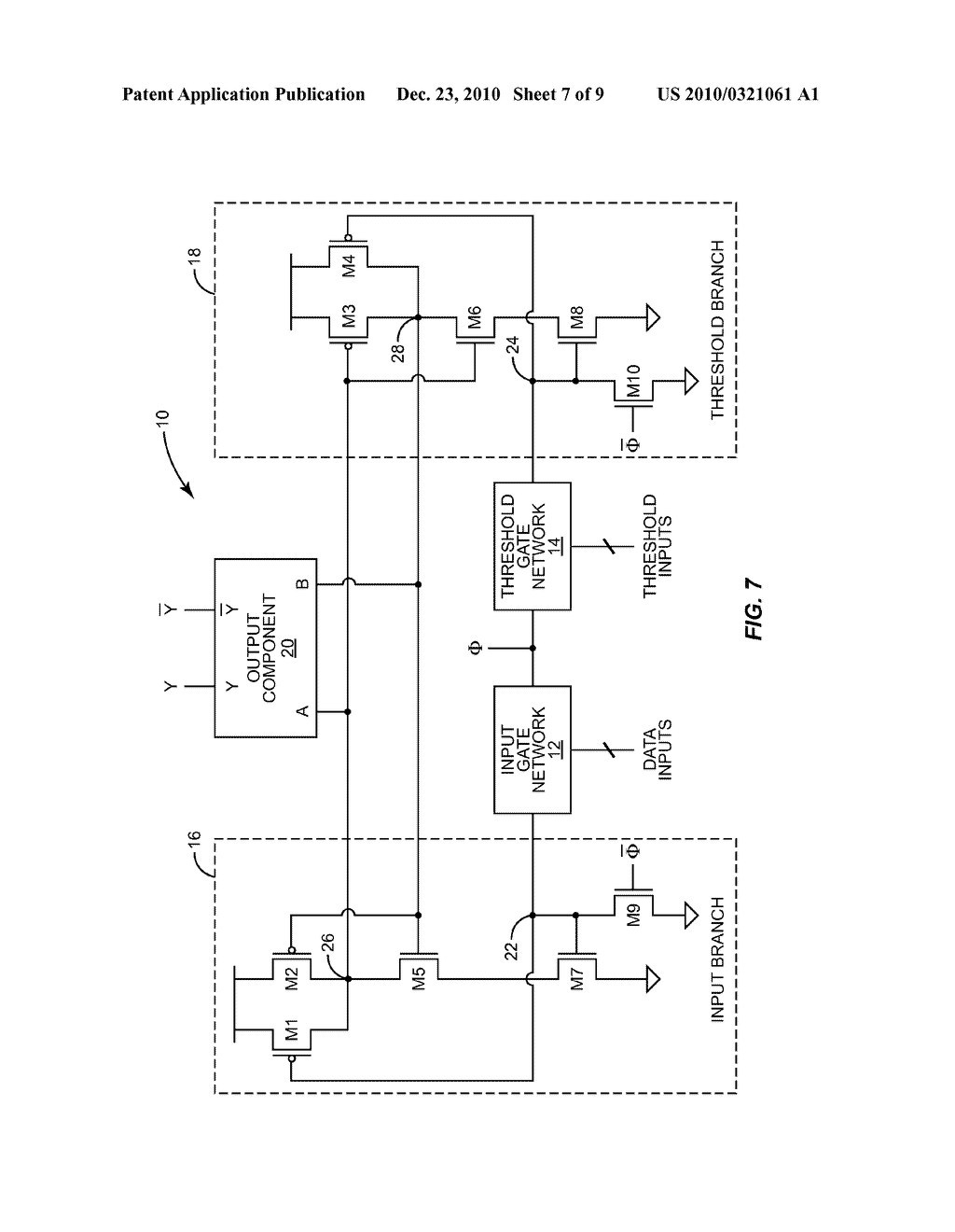 THRESHOLD LOGIC ELEMENT HAVING LOW LEAKAGE POWER AND HIGH PERFORMANCE - diagram, schematic, and image 08