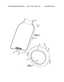 Plastic Container and Method of Manufacture Having Molded-in-Security Features diagram and image