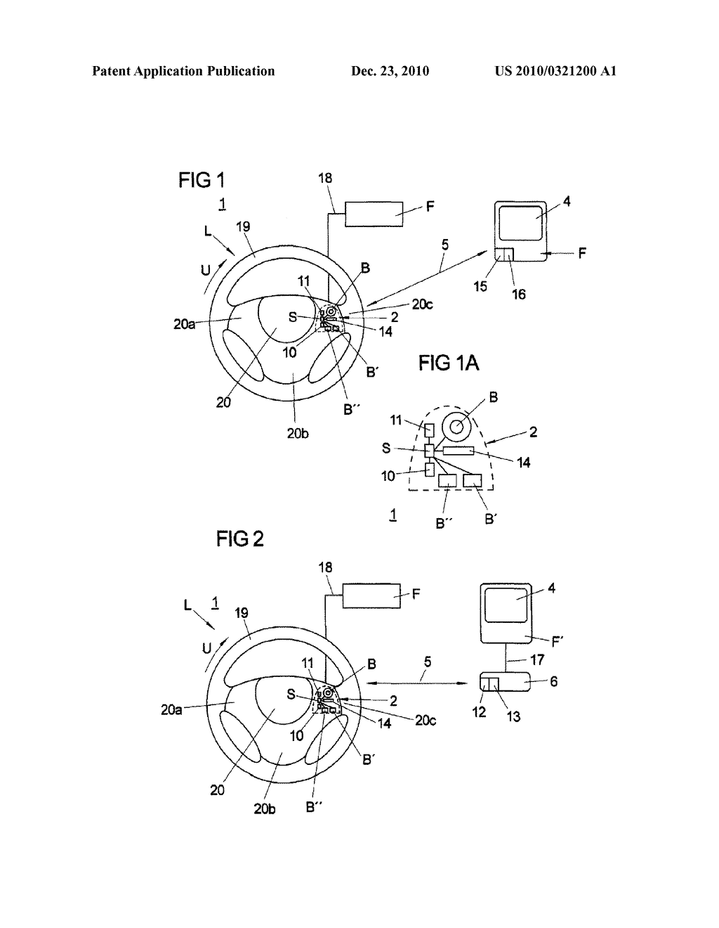 Steering Wheel Assembly for a Motor Vehicle and Method for Operating a Portable Functional Component - diagram, schematic, and image 02