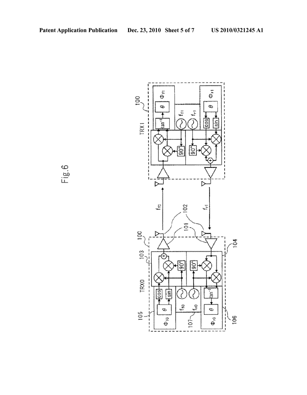 MULTIBAND TRANSCEIVER AND POSITIONING SYSTEM USING THE TRANSCEIVER - diagram, schematic, and image 06