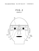 HEAD MOUNTED DISPLAY, AND IMAGE DISPLAYING METHOD IN HEAD MOUNTED DISPLAY diagram and image