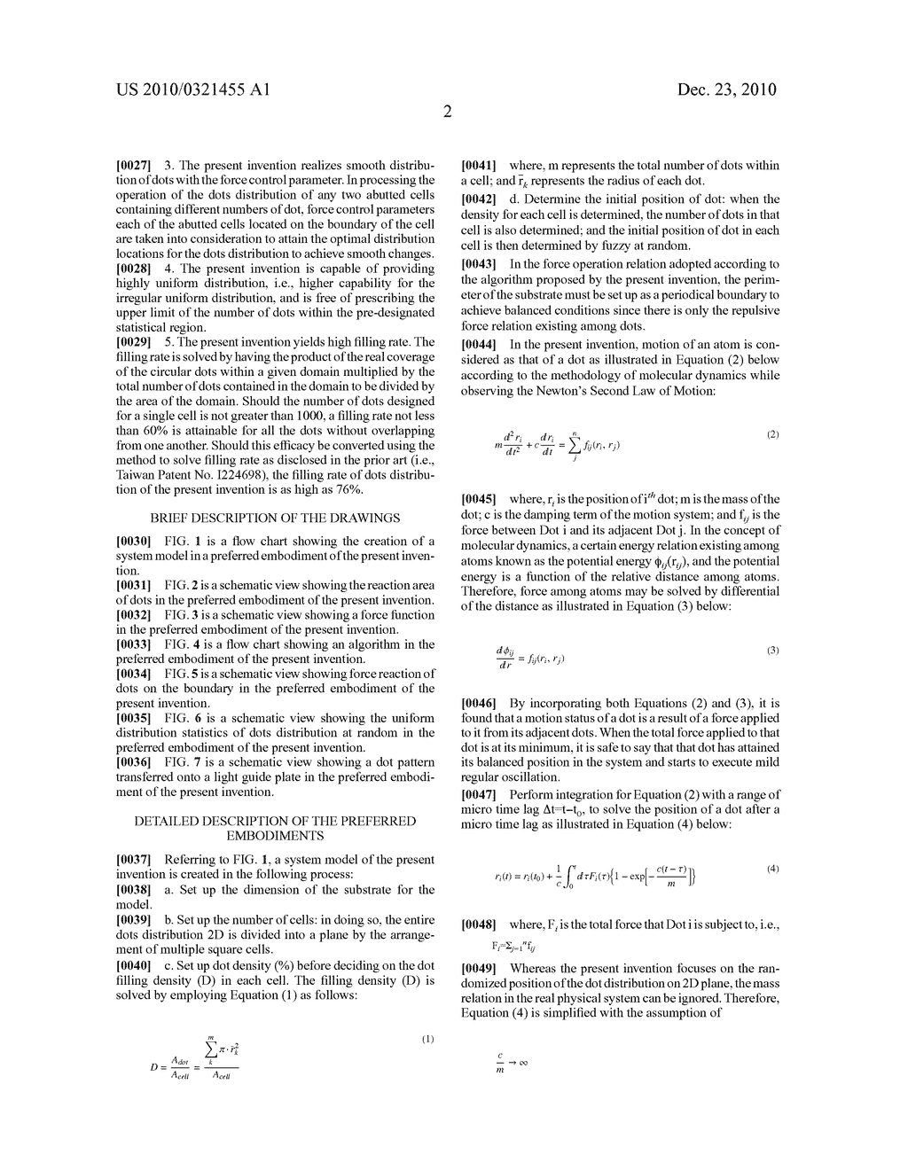 METHOD TO GENERATE RANDOM AND DENSITY CONTROLLABLE DOT PATTERNS ON AN OPTICAL DEVICE - diagram, schematic, and image 10