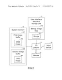 Method for Processing On-Screen Display and Associated Embedded System diagram and image