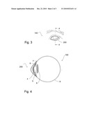 HYPER-OSMOTIC EYE CONTACT LENS diagram and image