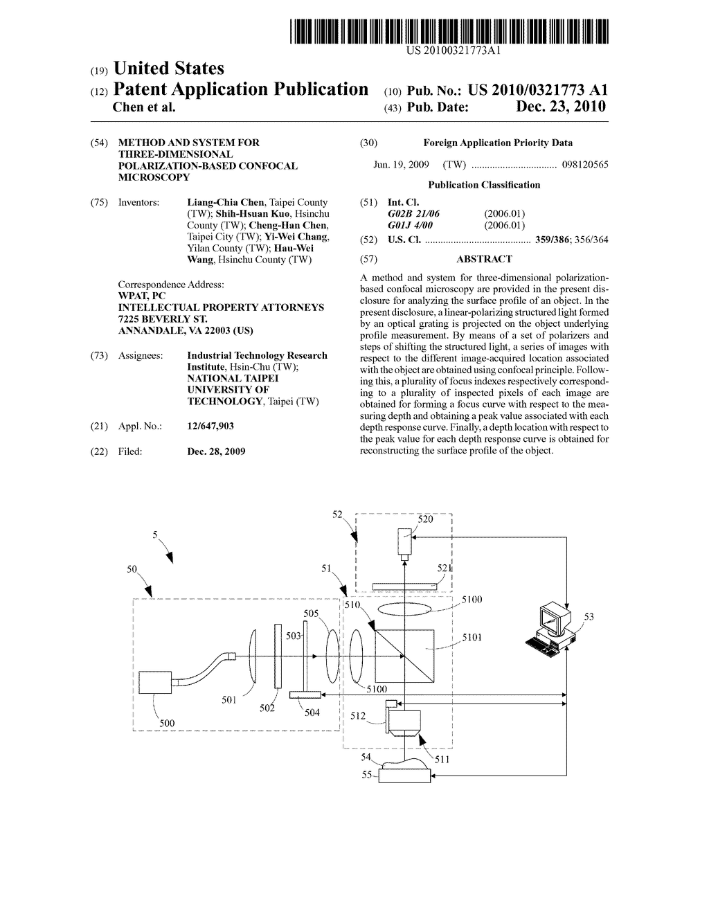 METHOD AND SYSTEM FOR THREE-DIMENSIONAL POLARIZATION-BASED CONFOCAL MICROSCOPY - diagram, schematic, and image 01