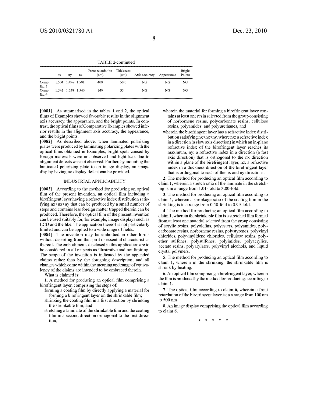 METHOD FOR PRODUCING OPTICAL FILM, OPTICAL FILM, AND IMAGE DISPLAY - diagram, schematic, and image 11