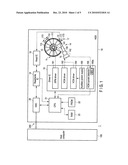 DISK DRIVE CONFIGURED TO CALCULATE HEAD REBOUND DISTANCE diagram and image