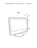 Supporting structure and display device diagram and image