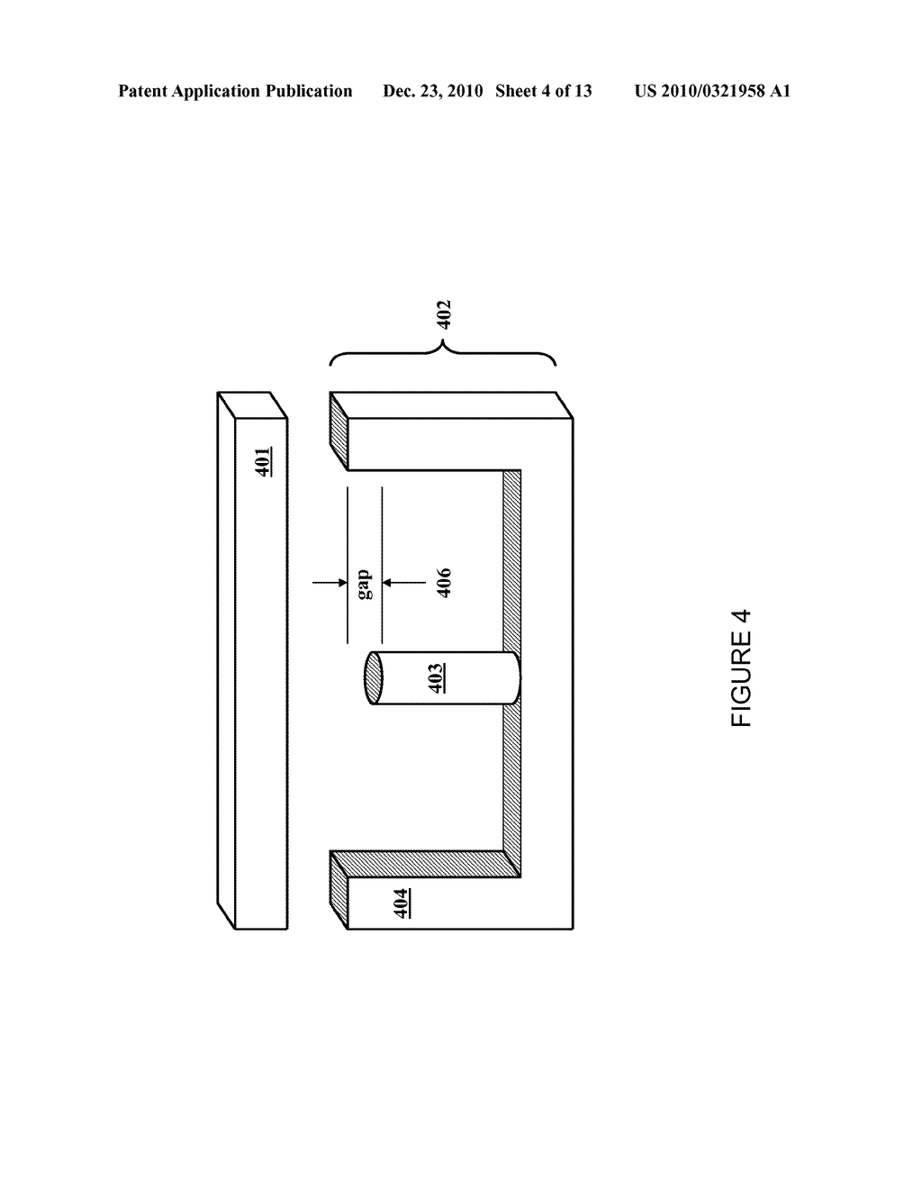 Power Converter Employing a Variable Switching Frequency and a Magnetic Device with a Non-Uniform Gap - diagram, schematic, and image 05