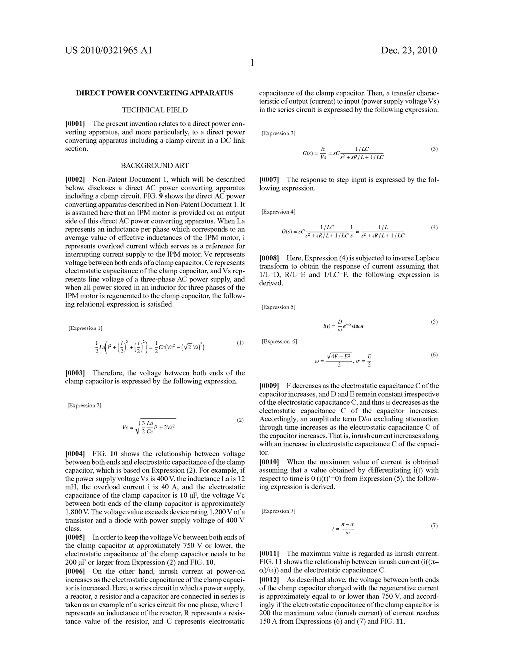 DIRECT POWER CONVERTING APPARATUS - diagram, schematic, and image 11