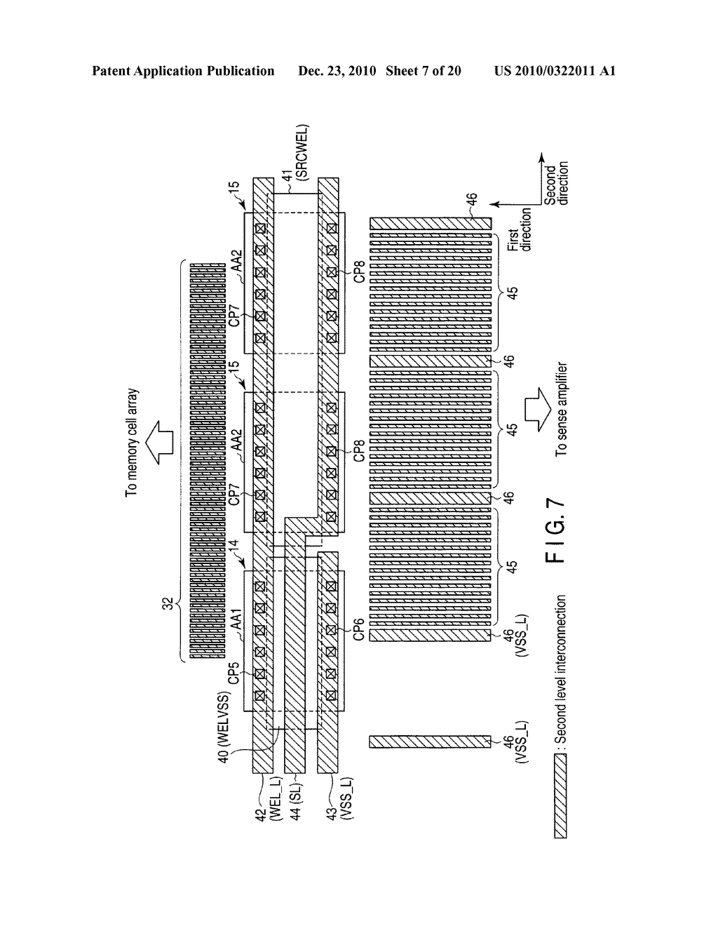 SEMICONDUCTOR MEMORY DEVICE WITH MEMORY CELLS HAVING CHARGE ACCUMULATION LAYER - diagram, schematic, and image 08