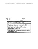 WRITE-ONCE RECORDING MEDIUM, A RECORDING APPARATUS AND A REPRODUCING APPARATUS FOR A WRITE-ONCE RECORDING MEDIUM diagram and image