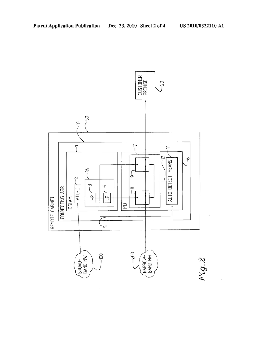 Arrangement and Method Relating to Subscriber Line Connections - diagram, schematic, and image 03