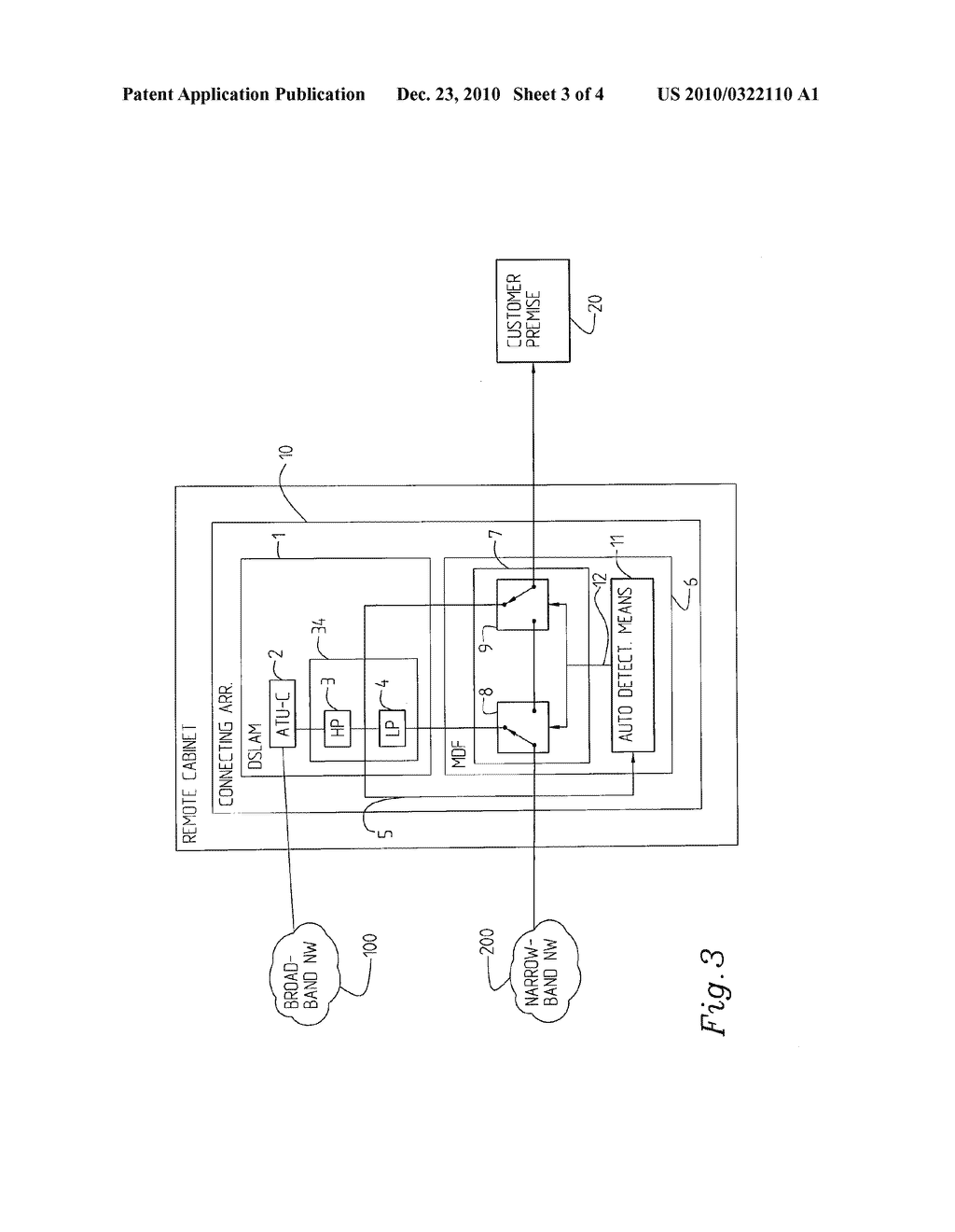 Arrangement and Method Relating to Subscriber Line Connections - diagram, schematic, and image 04