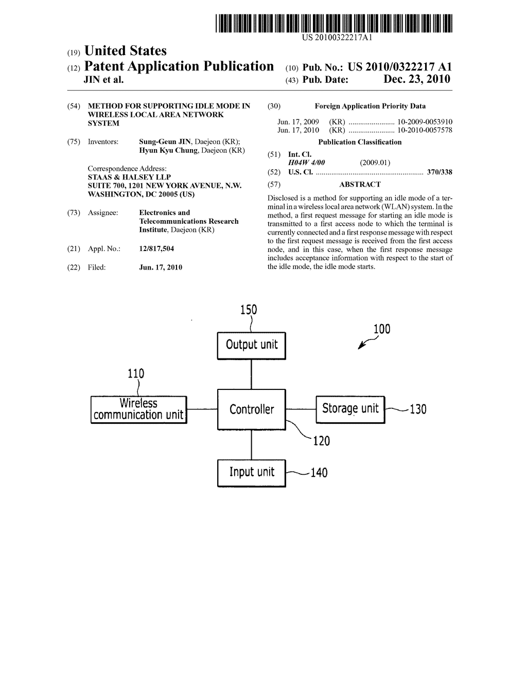 METHOD FOR SUPPORTING IDLE MODE IN WIRELESS LOCAL AREA NETWORK SYSTEM - diagram, schematic, and image 01