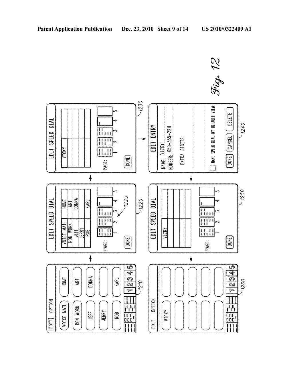 METHOD AND APPARATUS FOR ACCESSING A CONTACTS DATABASE AND TELEPHONE SERVICES - diagram, schematic, and image 10