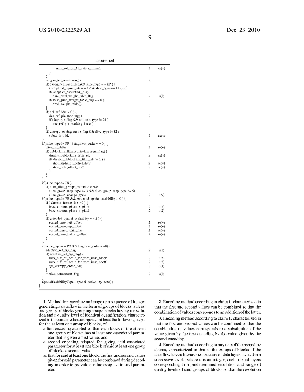 Device And Method For Scalable Encoding And Decoding Of Image Data Flow And Corresponding Signal And Computer Program - diagram, schematic, and image 14