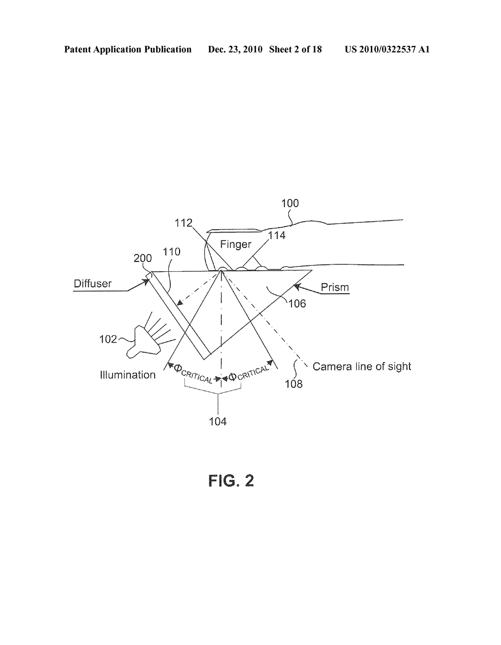 Apparatus and Method for Obtaining Images Using a Prism - diagram, schematic, and image 03