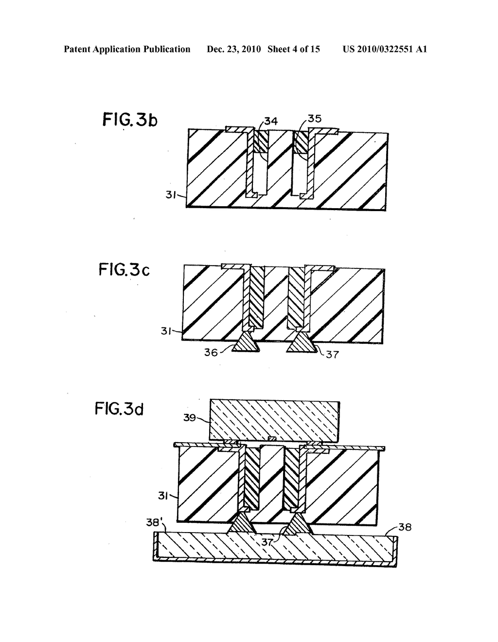 Silicon based optical vias - diagram, schematic, and image 05