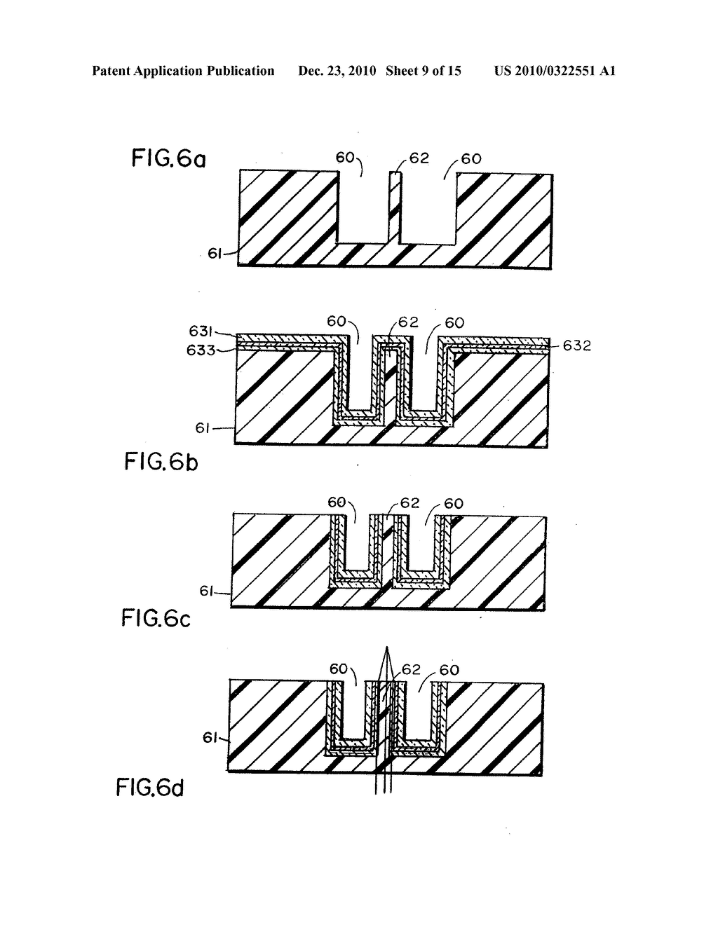 Silicon based optical vias - diagram, schematic, and image 10