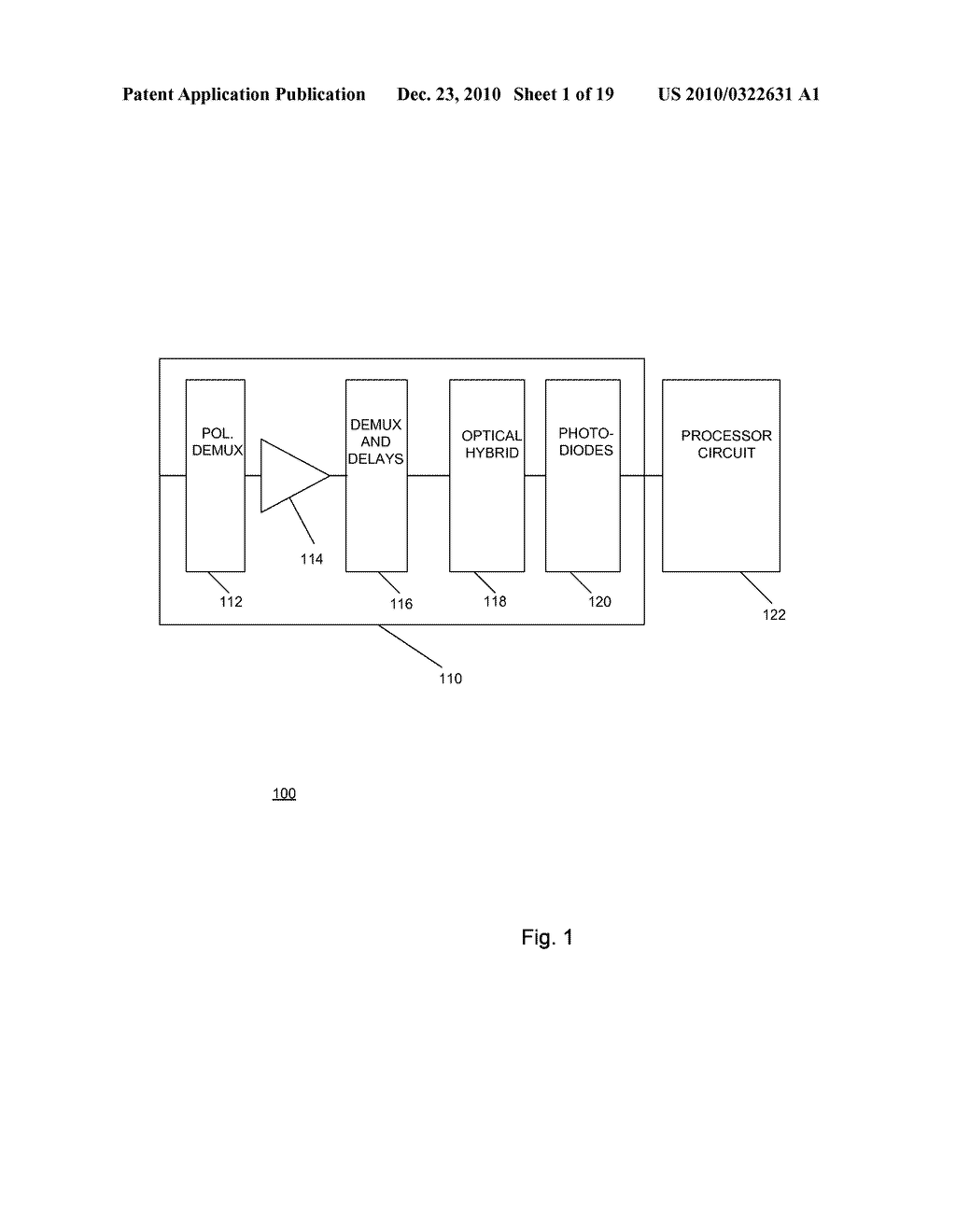 Optical receiver integrated on a substrate - diagram, schematic, and image 02