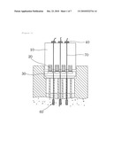 CAISSON STRUCTURES FOR UNDERGROUND SOIL BLOCKING AND MANUFACTURING METHOD OF ANTI-NOISE NON-VIBRATION CAISSON STRUCTURES USING THEREOF diagram and image