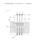 CAISSON STRUCTURES FOR UNDERGROUND SOIL BLOCKING AND MANUFACTURING METHOD OF ANTI-NOISE NON-VIBRATION CAISSON STRUCTURES USING THEREOF diagram and image