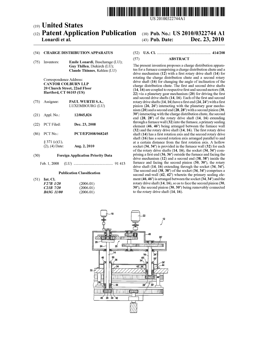 CHARGE DISTRIBUTION APPARATUS - diagram, schematic, and image 01