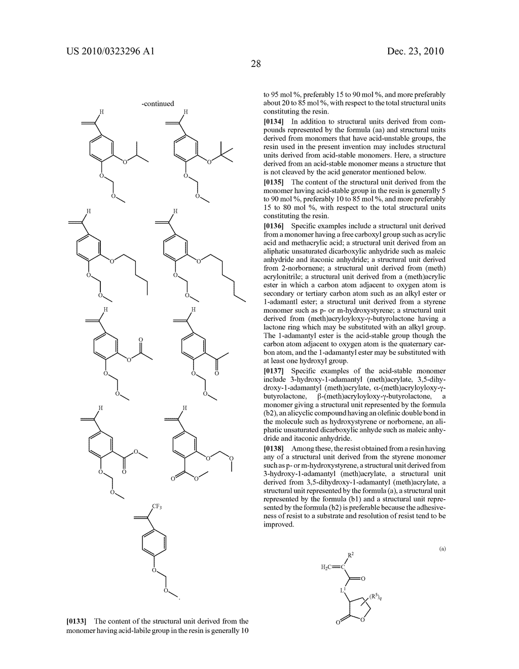 RESIN AND RESIST COMPOSITION - diagram, schematic, and image 29