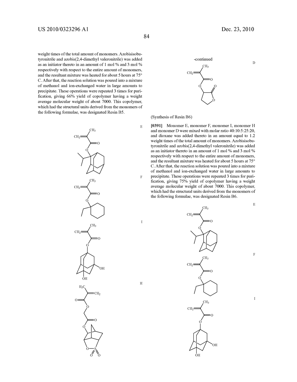 RESIN AND RESIST COMPOSITION - diagram, schematic, and image 85