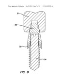 Dental Implant with Interlocking and Centering Threads diagram and image