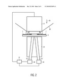 METHOD OF AND DEVICE FOR DETERMINING AND CONTROLLING THE DISTANCE BETWEEN AN INTEGRATED CIRCUIT AND A SUBSTRATE diagram and image