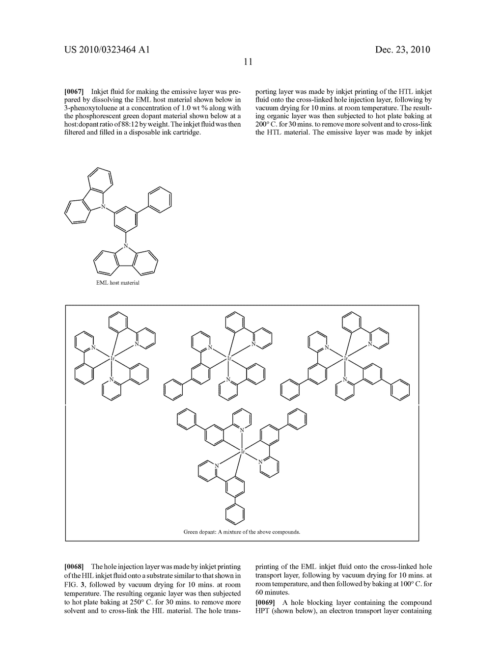 LIQUID COMPOSITIONS FOR INKJET PRINTING OF ORGANIC LAYERS OR OTHER USES - diagram, schematic, and image 22