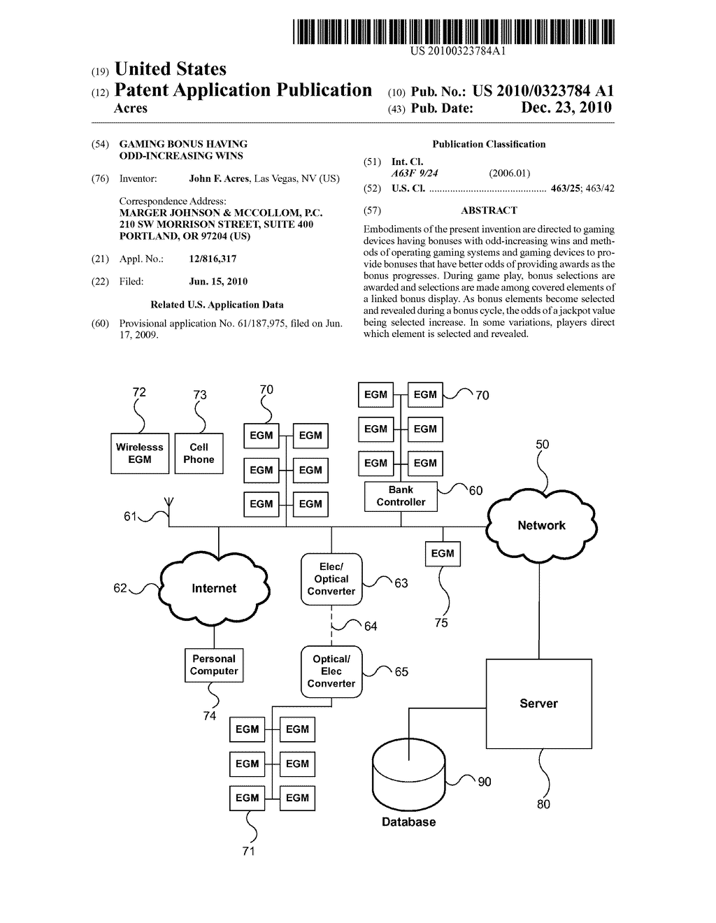 GAMING BONUS HAVING ODD-INCREASING WINS - diagram, schematic, and image 01