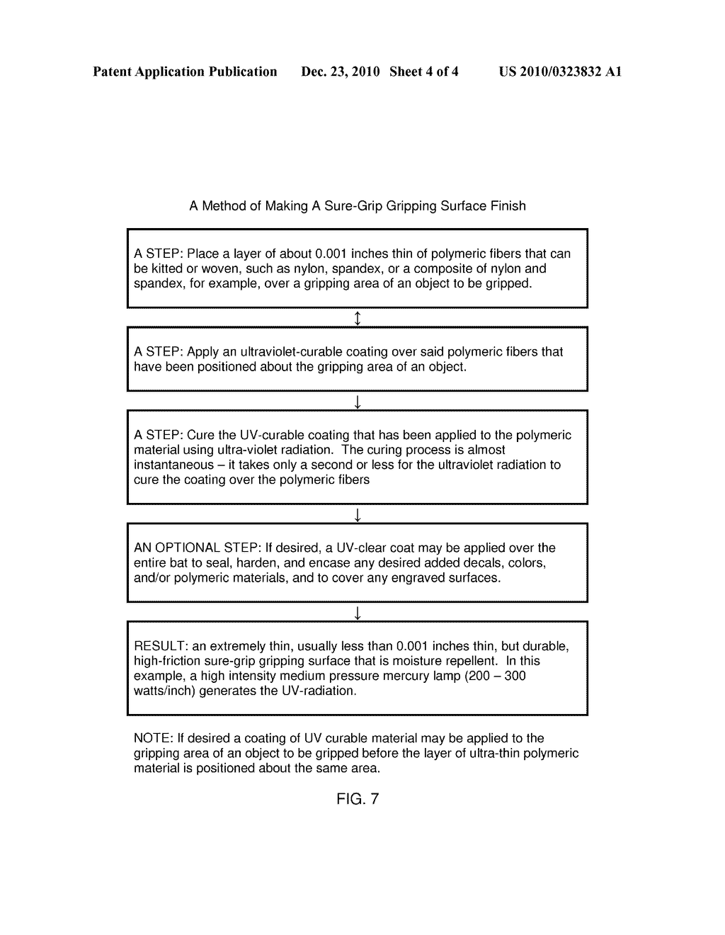 Means and Method for Producing Sure-Grip Gripping Surfaces and The Objects So Enhanced - diagram, schematic, and image 05