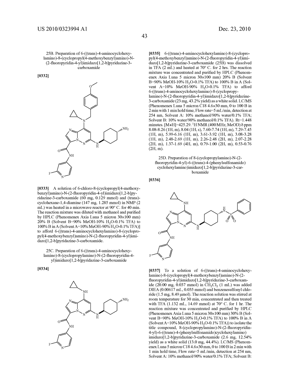 SUBSTITUTED IMIDAZOPYRIDAZINES USEFUL AS KINASE INHIBITORS - diagram, schematic, and image 44