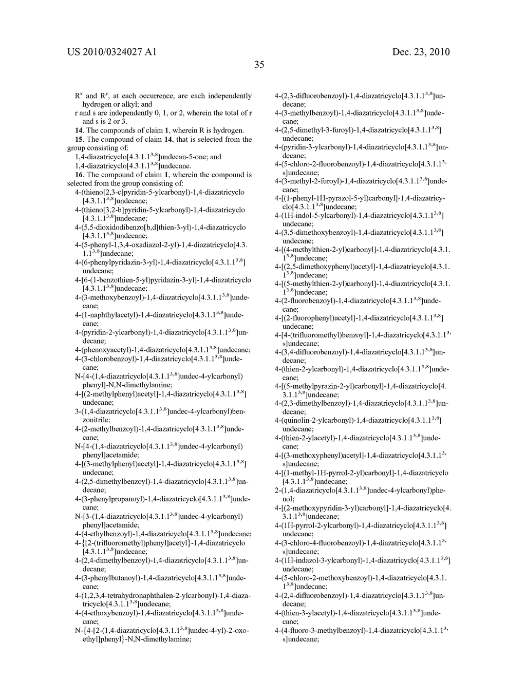 DIAZAHOMOADAMANTANE DERIVATIVES AND METHODS OF USE THEREOF - diagram, schematic, and image 36