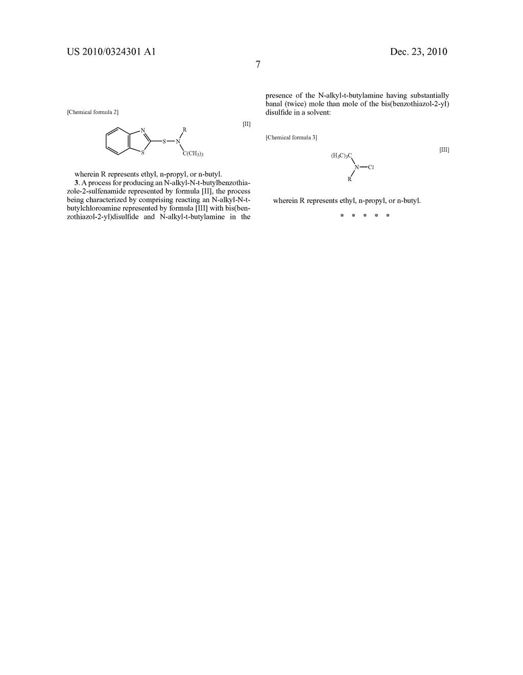 SULFENAMIDE, VULCANIZATION ACCELERATOR CONTAINING THE SULFENAMIDE FOR RUBBER, AND PROCESS FOR PRODUCING THE VULCANIZATION ACCELERATOR - diagram, schematic, and image 08