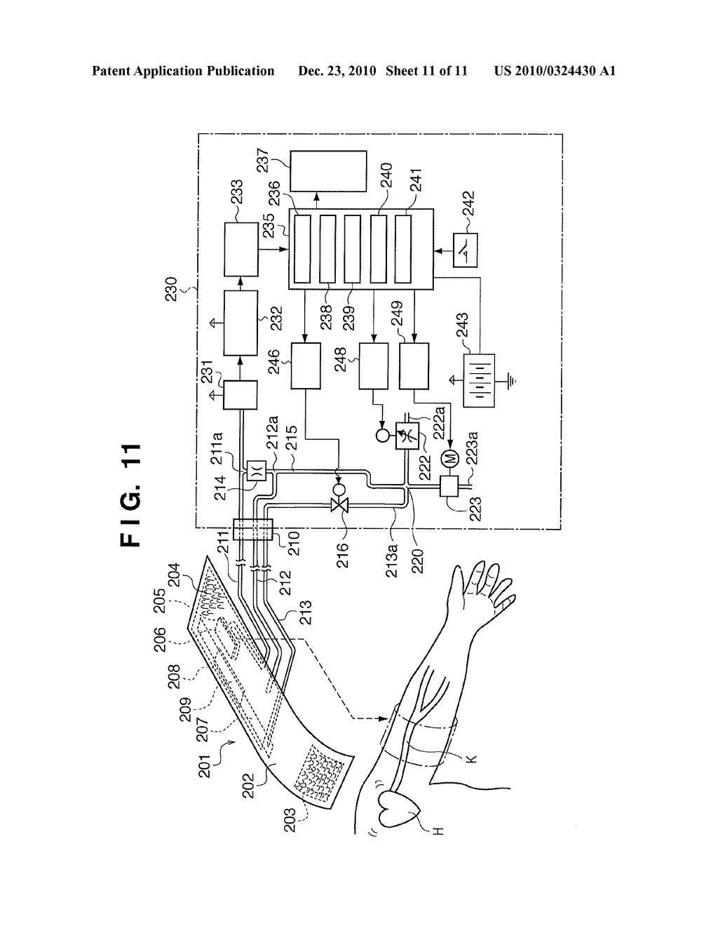 BLOOD PRESSURE MEASURING APPARATUS AND METHOD OF CONTROLLING THE SAME - diagram, schematic, and image 12