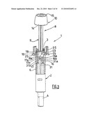 INJECTION DEVICE PREVENTING THE RETURN OF THE PISTON WHEN THE SAFETY SYSTEM IS DEPLOYED diagram and image