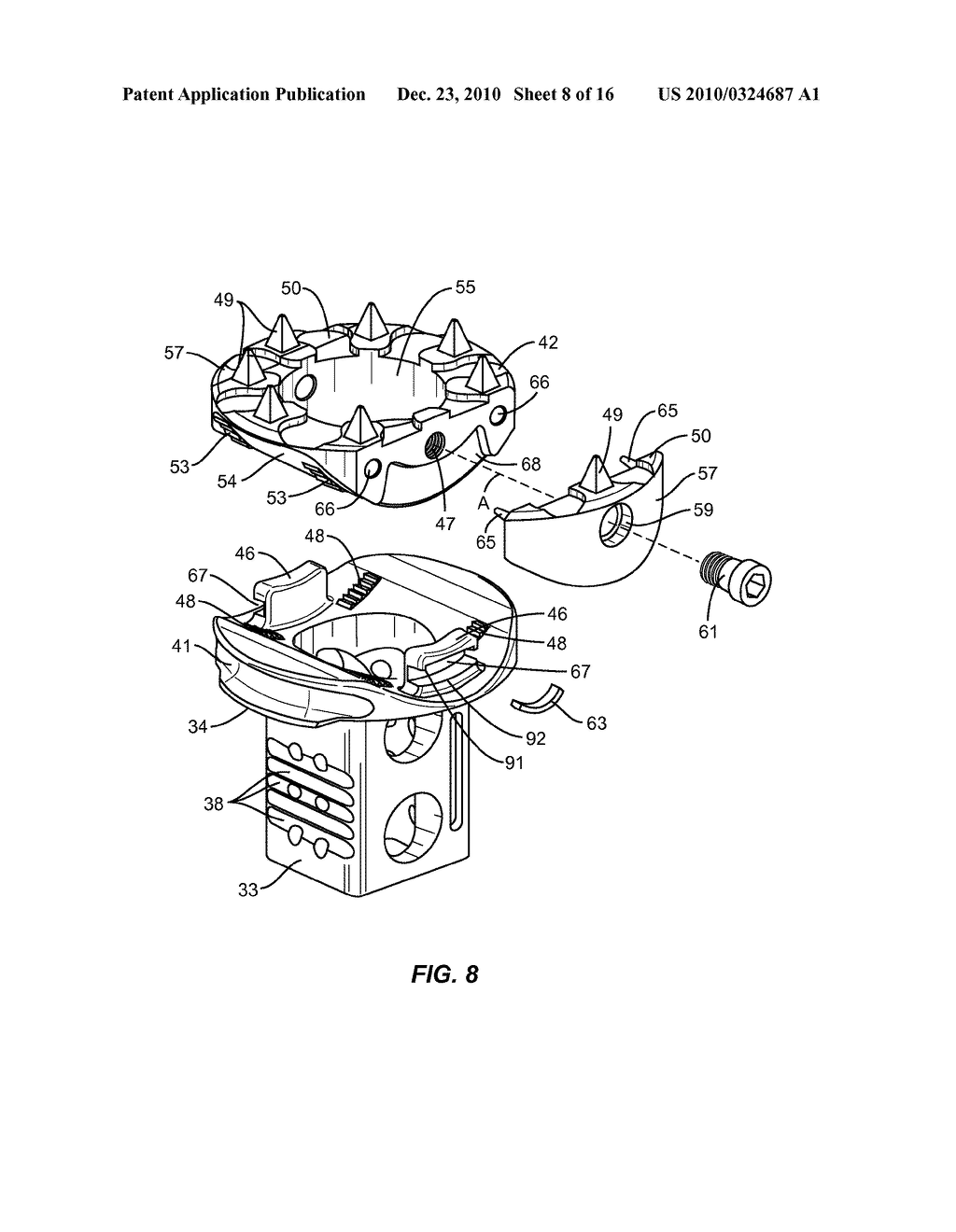 INTERVERTEBRAL IMPLANT WITH A PIVOTING END CAP - diagram, schematic, and image 09