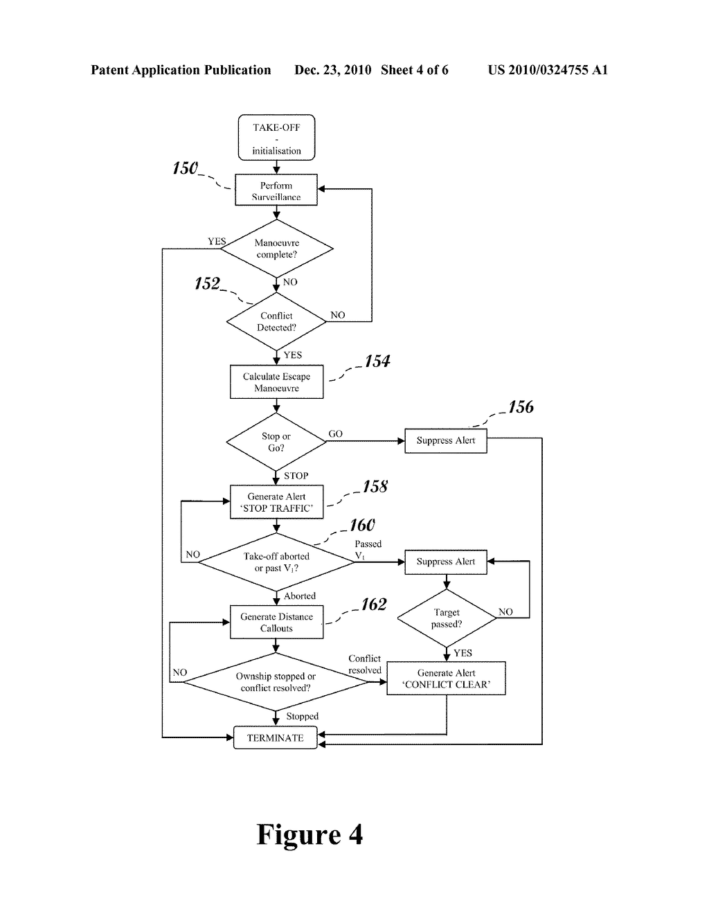 Method and system for resolving traffic conflicts in take-off and landing - diagram, schematic, and image 05