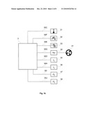 SYSTEM FOR GENERATING AN ESTIMATION OF THE GROUND SPEED OF A VEHICLE FROM MEASURES OF THE ROTATION SPEED OF AT LEAST ONE WHEEL diagram and image