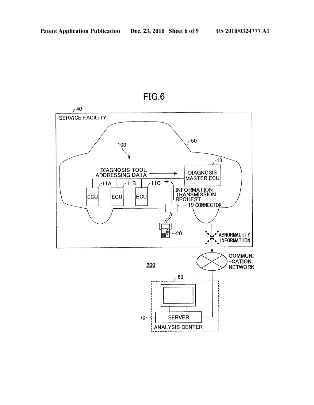 ABNORMALITY DETECTION DEVICE, ABNORMALITY INFORMATION TRANSMISSION METHOD, AND ABNORMALITY INFORMATION TRANSMISSION SYSTEM - diagram, schematic, and image 07