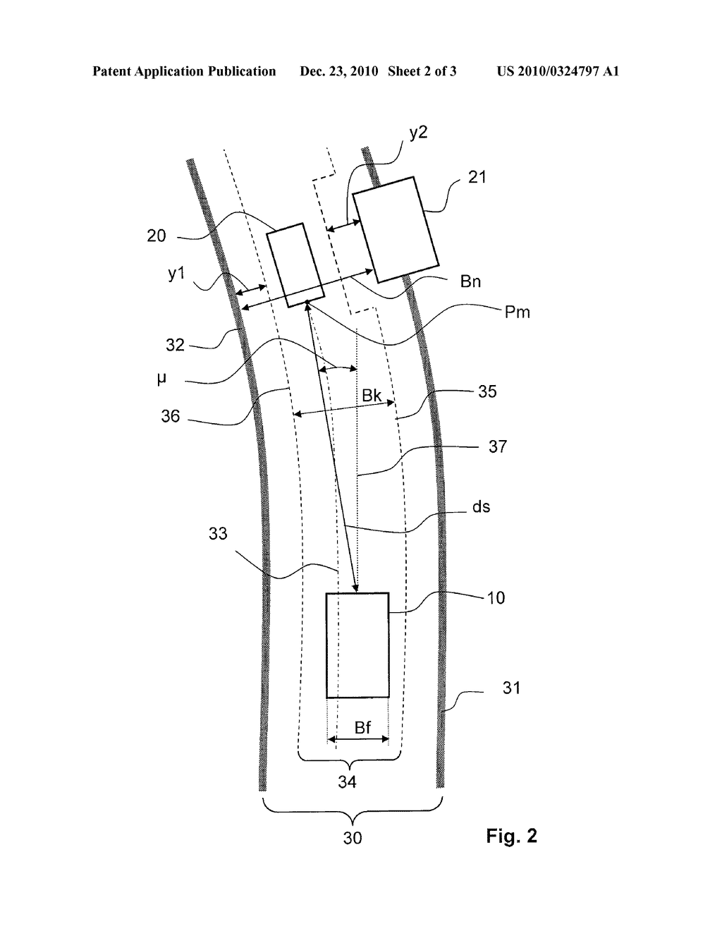 Method and Apparatus for Longitudinal and Lateral Guiding Assistance of Driver of a Vehicle - diagram, schematic, and image 03