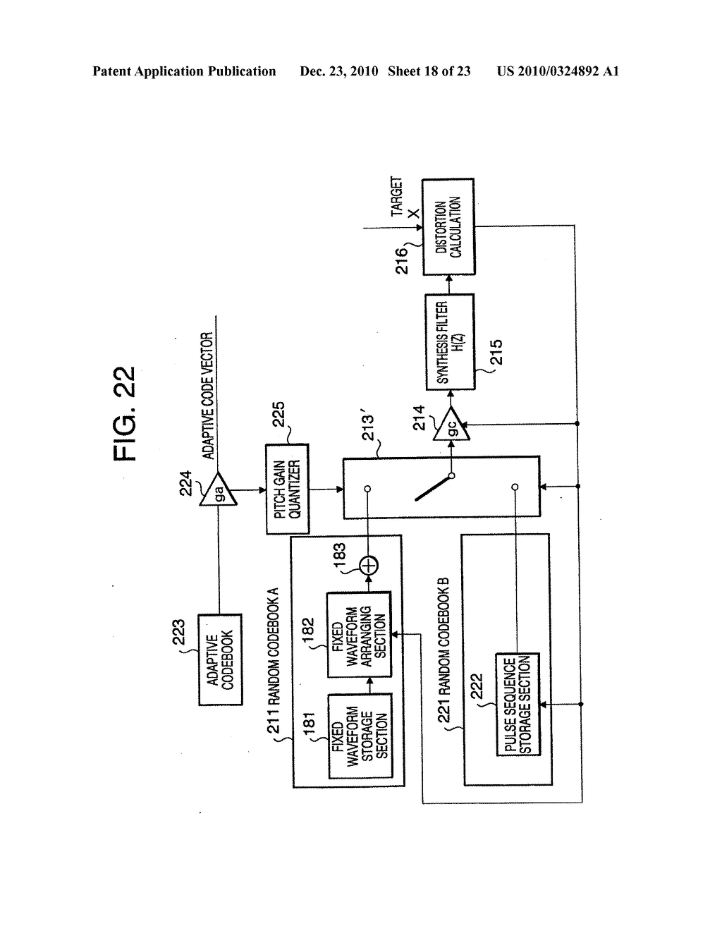 EXCITATION VECTOR GENERATOR, SPEECH CODER AND SPEECH DECODER - diagram, schematic, and image 19