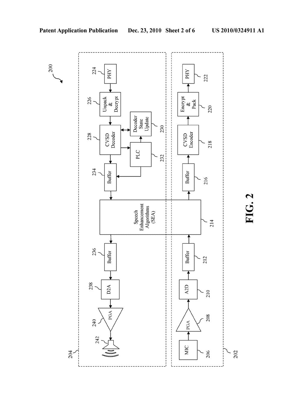 CVSD DECODER STATE UPDATE AFTER PACKET LOSS - diagram, schematic, and image 03