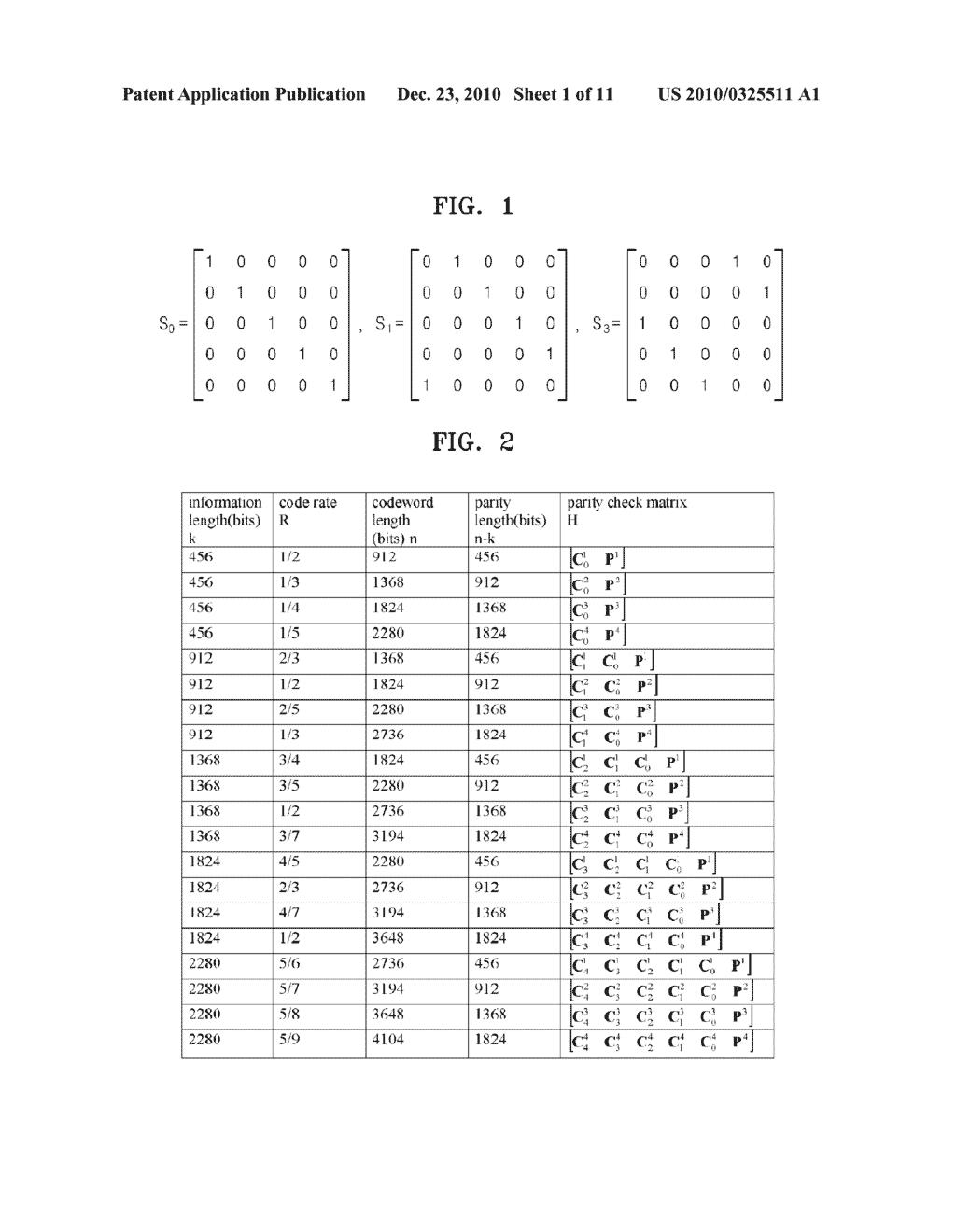 METHOD OF GENERATING PARITY-CHECK MATRIX, ENCODING/DECODING METHOD FOR LOW DENSITY PARITY-CHECK CODE WITH VARIABLE INFORMATION LENGTH AND VARIABLE CODE RATE AND APPARATUS USING THE SAME - diagram, schematic, and image 02