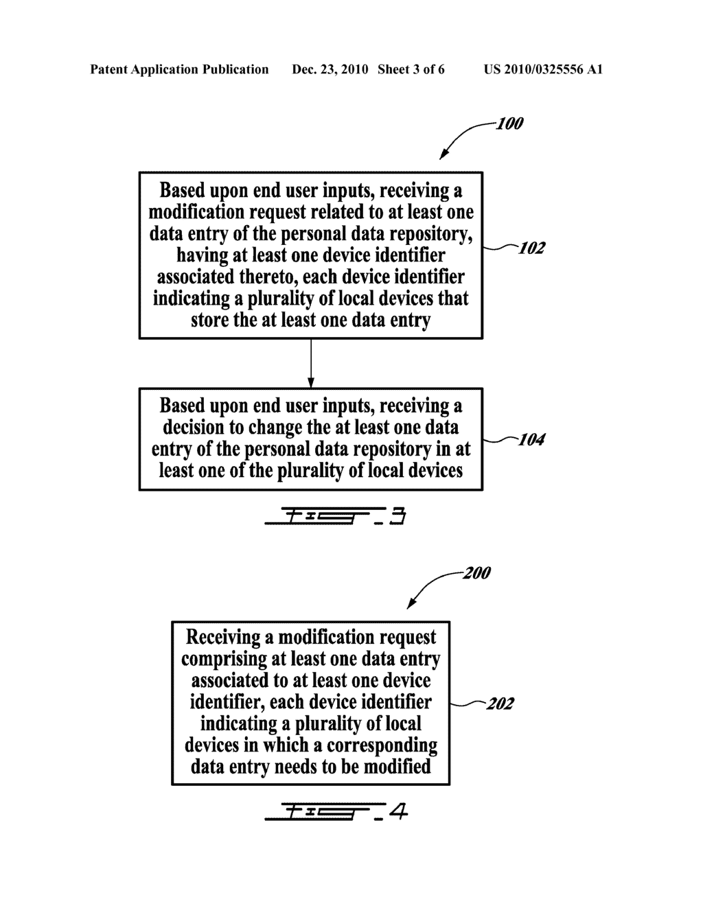 METHOD AND DEVICE FOR MODIFYING A PERSONAL DATA REPOSITORY IN A NETWORK - diagram, schematic, and image 04